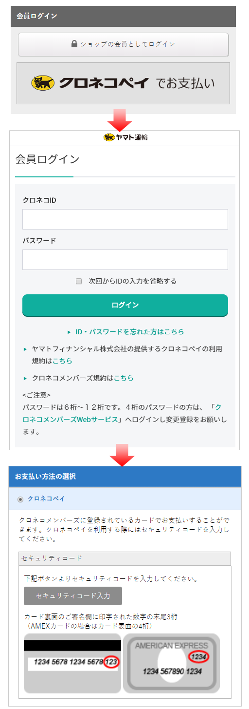物販 クレジットカード決済 仮実同時モード ツクツクショップcms 公式マニュアル