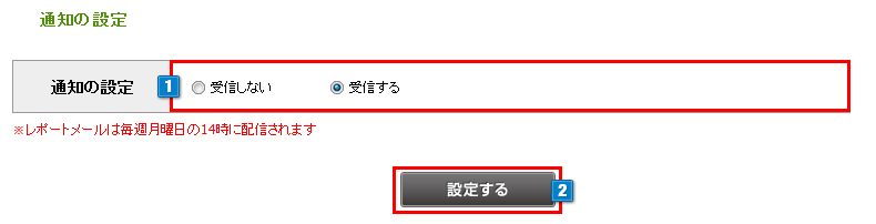 月間予算の設定