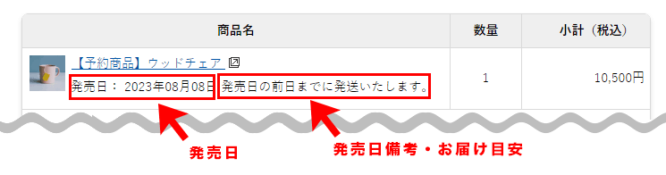 決済第三画面表示例
